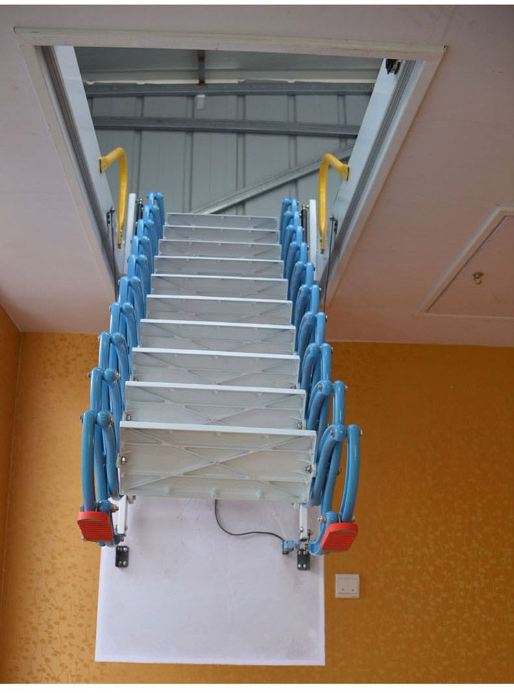 哈爾濱電動閣樓樓梯多少錢 小閣樓伸縮樓梯價格